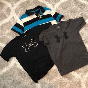 Boys lot, Medium, short sleeve Under Armour